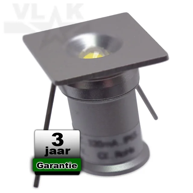 Veranda led spotset 1W vierkant 2700K Warmwit 1-25 stuks | Extra klein | Draadloos dimmen / Zigbee - Afbeelding 3