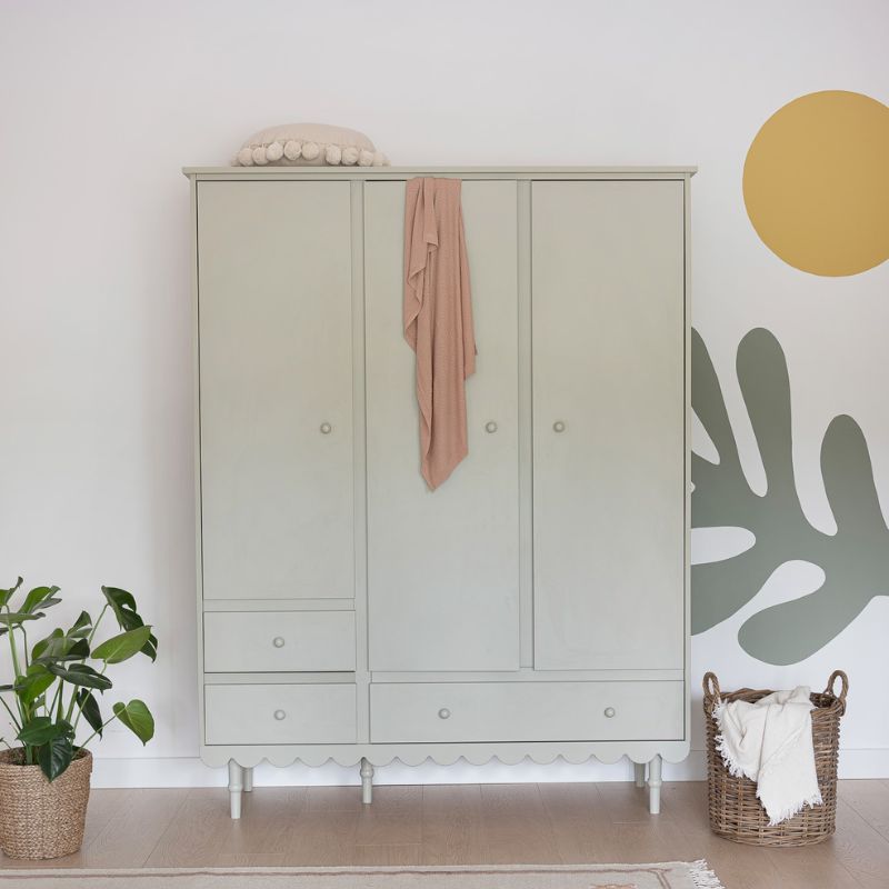3 deurs kinderkamer kledingkast Babushka - Afbeelding 6