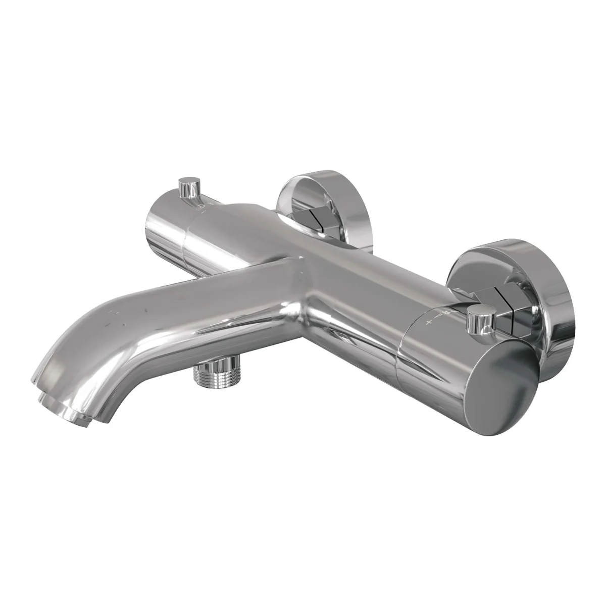 Brauer Chrome Edition thermostatische badkraan chroom set 3 - Afbeelding 7