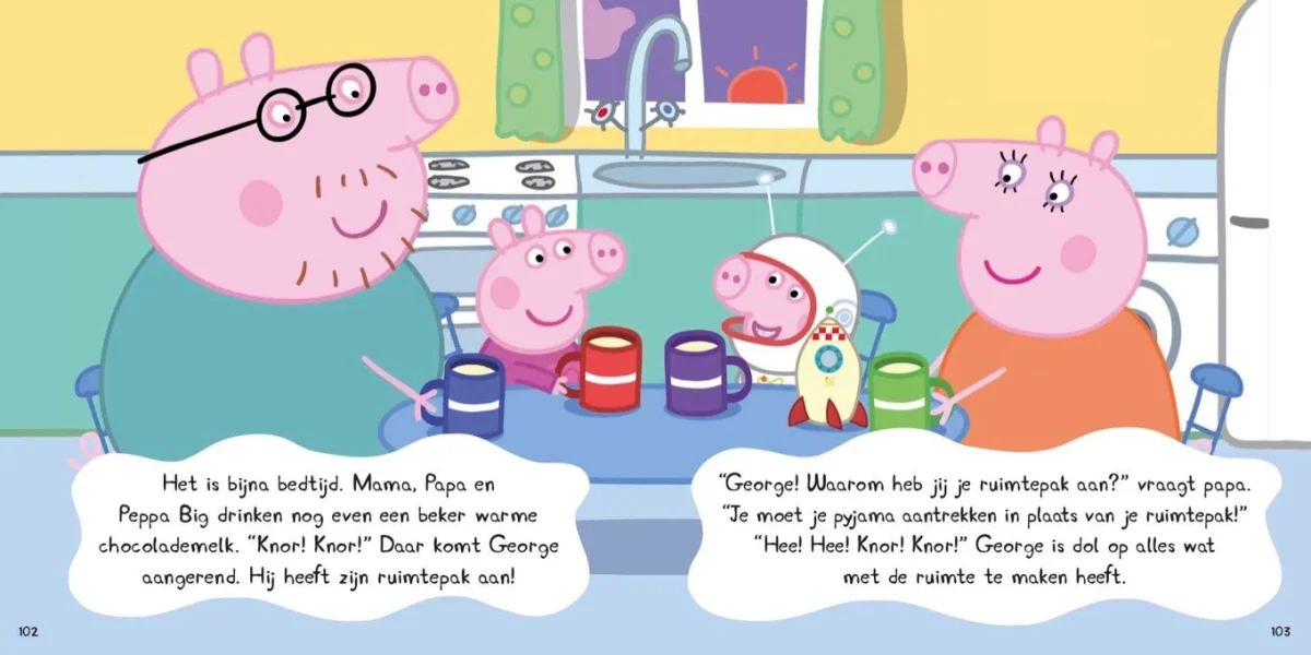 Prentenboek Hardcover - Peppa Pig - Peppa's voorleesboek - Neville Astley - Afbeelding 6