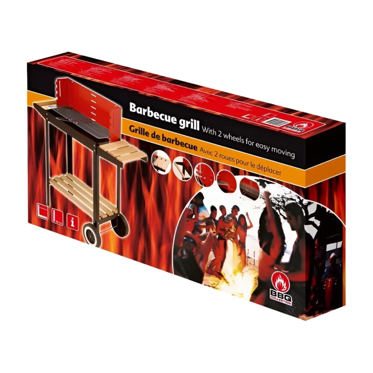 BBQ collection houtskool barbecue op wielen - Afbeelding 3