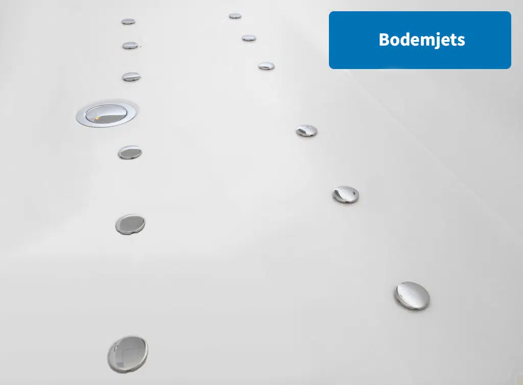 Xenz Charley half vrijstaand bubbelbad 180×80 cm rechts met RB2v whirlpool mat wit - Afbeelding 5