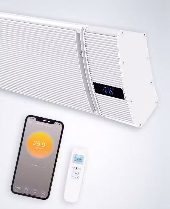ByeCold Heater + bediening + Wifi