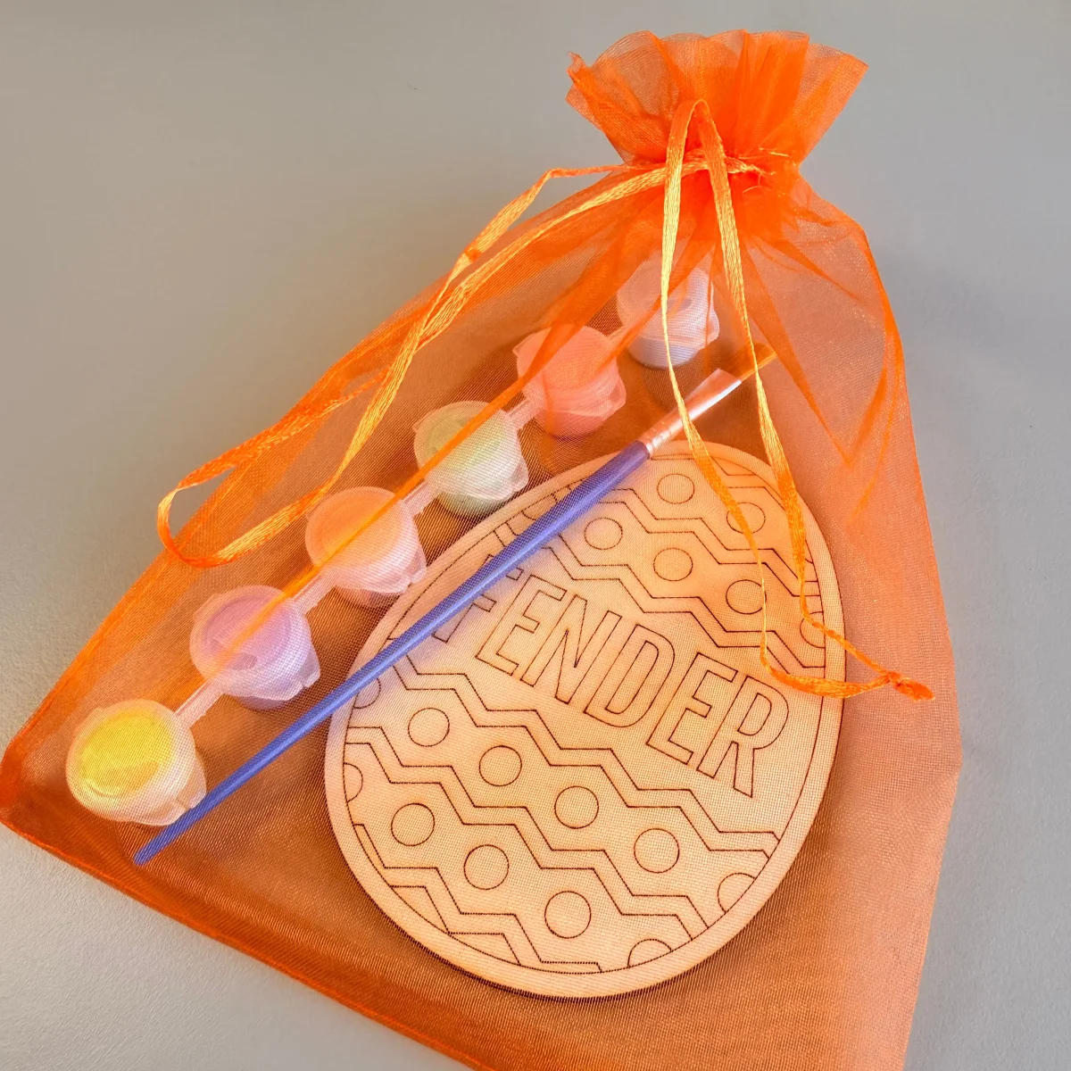 DIY houten Paasei met naam