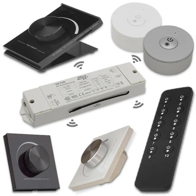 Led voeding 12V 15W dimbaar met afstandsbediening softstart - Afbeelding 2