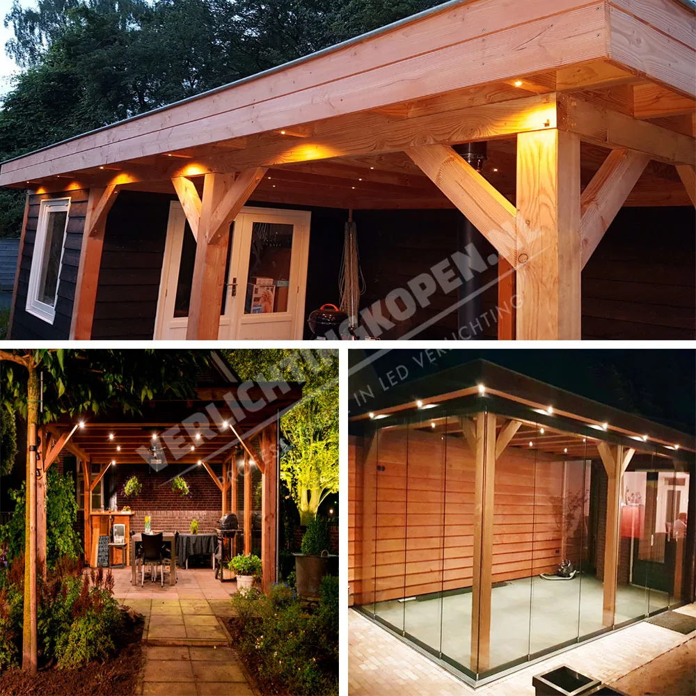 Complete Set van 14 Witte LED Inbouwspots – Ideaal voor Grote Overkappingen tot 28 m² – 12V Dimbaar - Afbeelding 8