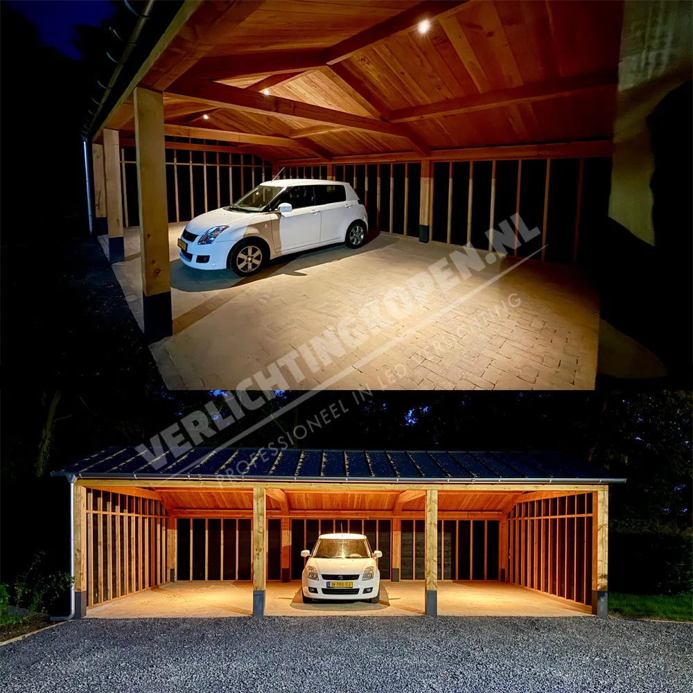 Kleine mini Led spot zwart inbouw voor Veranda Overkapping – Dimbaar – Afstandsbediening – Zigbee - Afbeelding 4