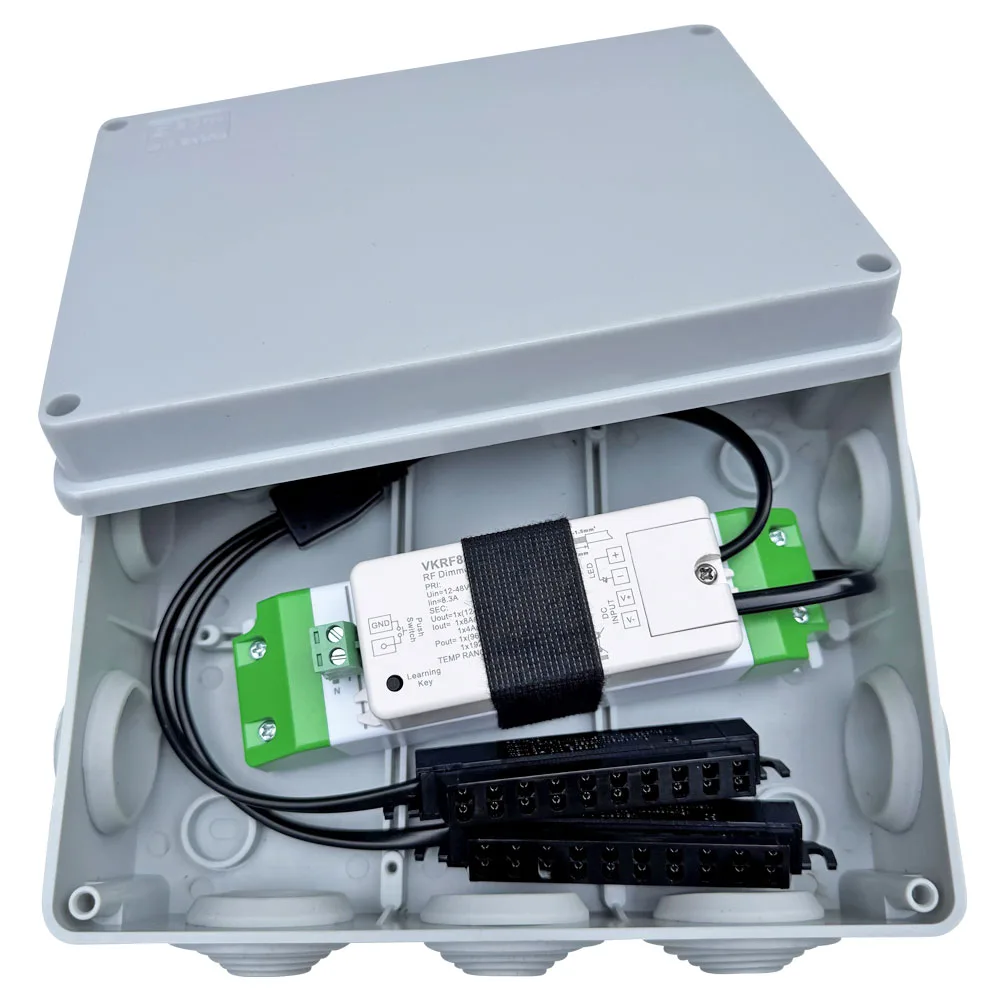 Draadloze Dimmer Voeding 12V 40W – 1-20 spots – 20-voudige verdeler - Afbeelding 3