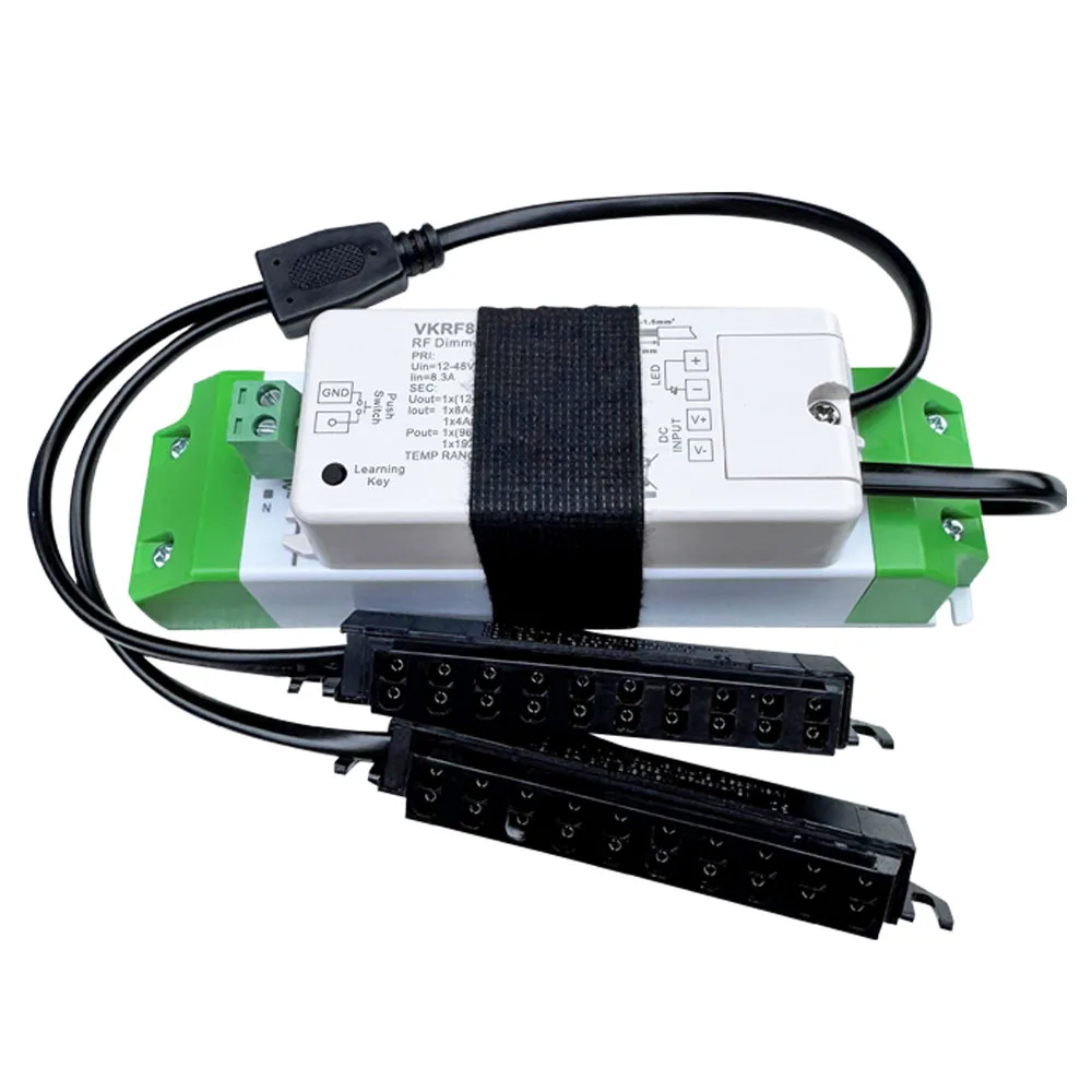 Draadloze Dimmer Voeding 12V 40W – 1-20 spots – 20-voudige verdeler - Afbeelding 2