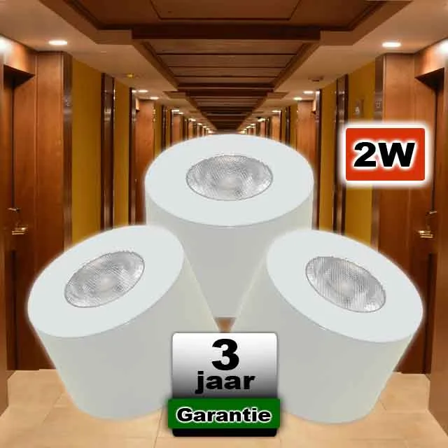 Opbouw Led Verlichting Hal / Gang Wit - Afbeelding 2