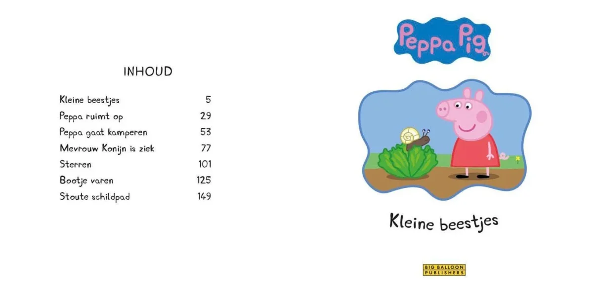 Prentenboek Hardcover - Peppa Pig - Peppa's voorleesboek - Neville Astley - Afbeelding 3