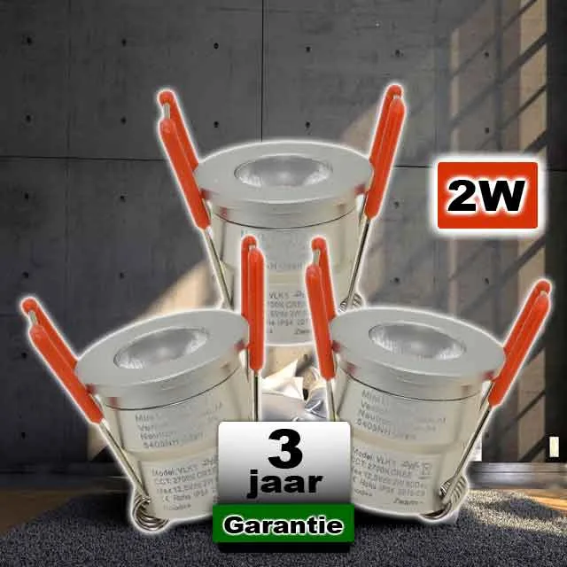 Led Spots Slaapkamer CREE 12V 2W dimbaar - Afbeelding 2