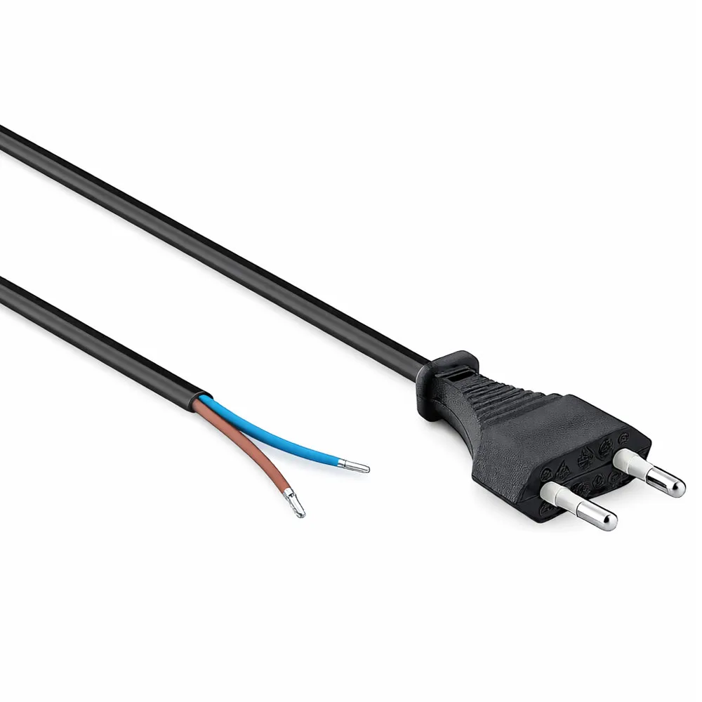 Platte stekker met kabel 1,5 meter - Afbeelding 2
